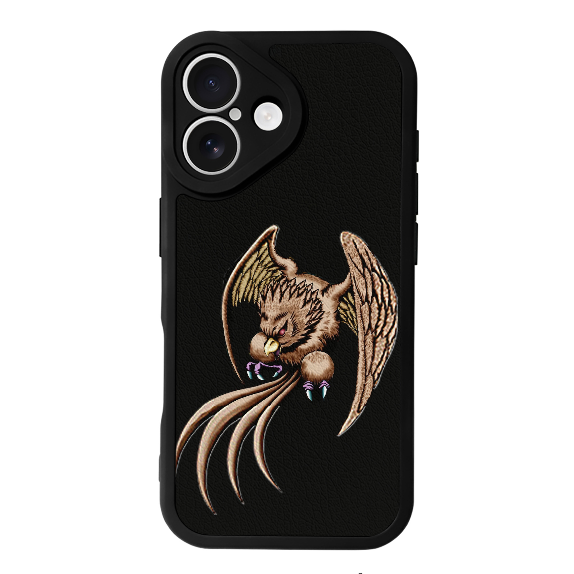 （画像用） 遊☆戯☆王 Yu-Gi-Oh! 【iPhone 16シリーズ対応】シリコンスマホケース（レザー調） 材質：シリコン
